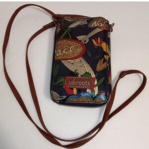 Sakroots Peace Crossbody Canvas Wallet